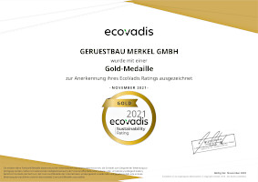 Gold-Medaille ecovadis-CSR-Rating 2019